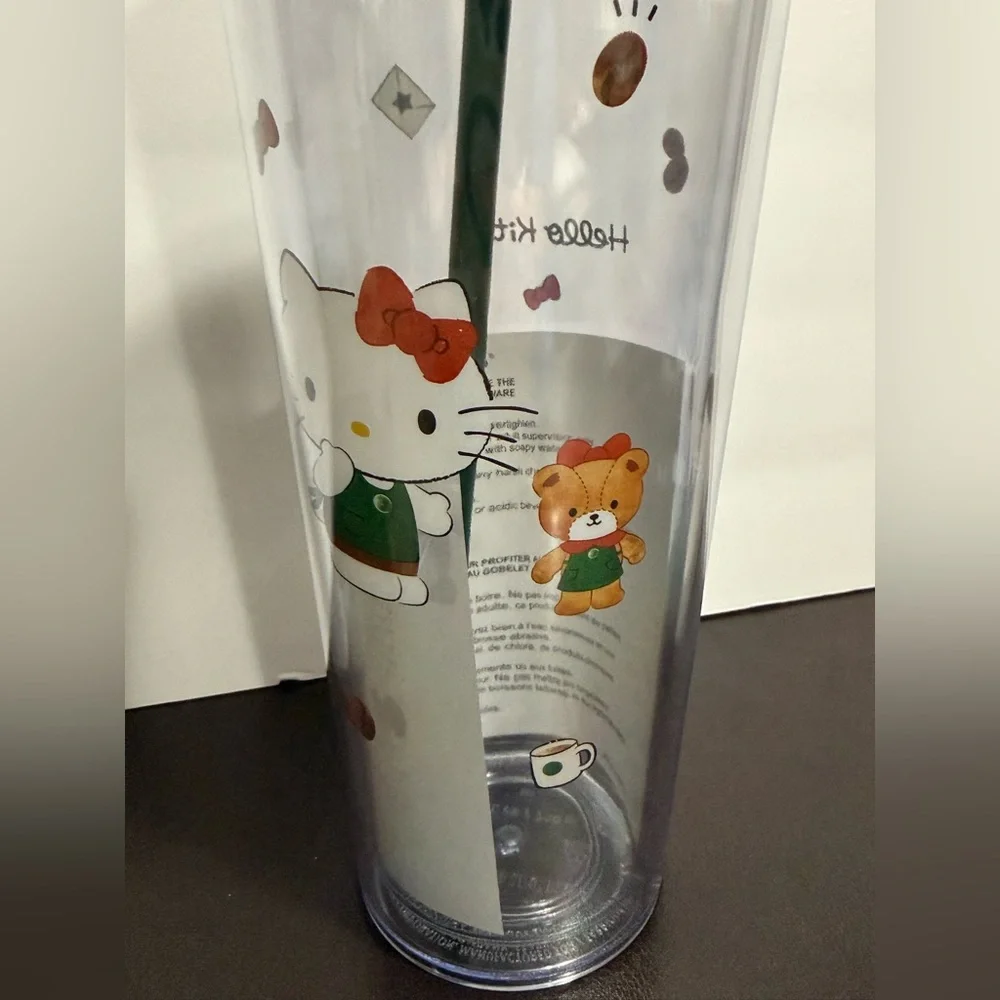 Starbucks x Hello Kitty Cold Cup Tumbler 2025 Acrylic 24 oz Limited Edition